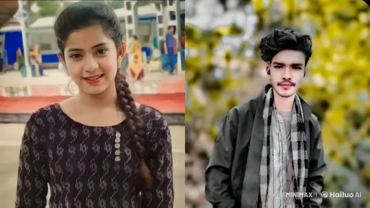 Animated Embrace: Young Woman and Man in Live2D – AI Generated Video | Hailuo AI