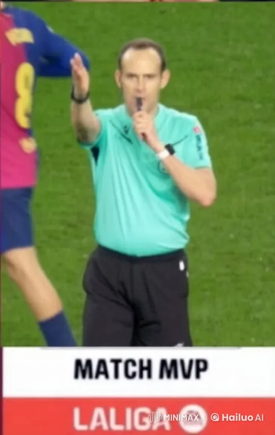 Live2D Animation of Soccer Umpire Signaling on Field – AI Generated Video | Hailuo AI