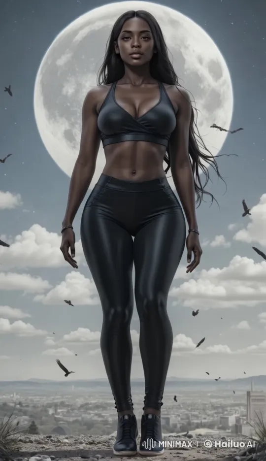 Confident Athletic Woman Walks Through the Scenery – AI Generated Video | Hailuo AI