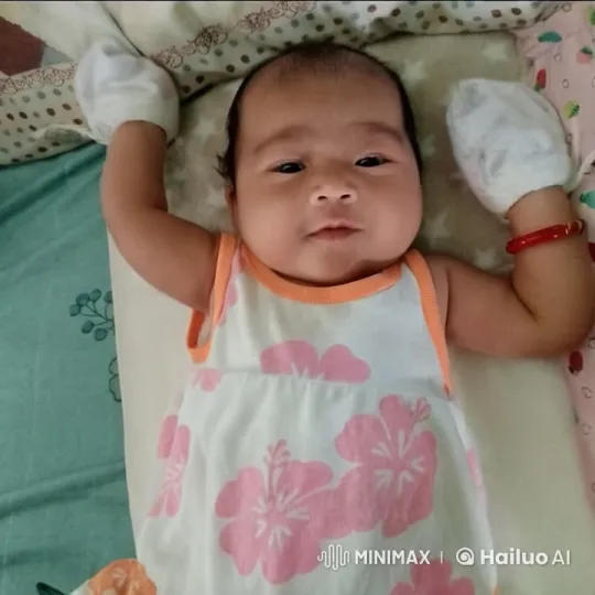 Baby Dancing with Joy in Colorful Floral Dress – AI Generated Video | Hailuo AI