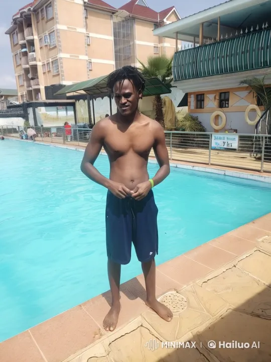 Young Man Dancing at Poolside in Live2D Animation – AI Generated Video | Hailuo AI