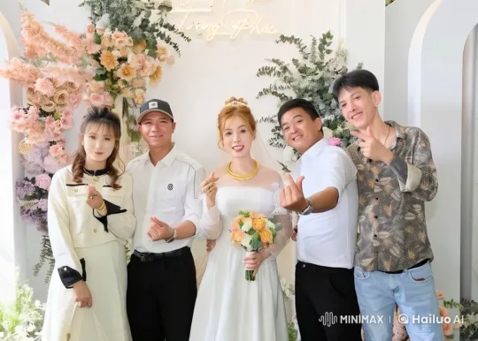 Elegant Live2D Animated Wedding Celebration – AI Generated Video | Hailuo AI