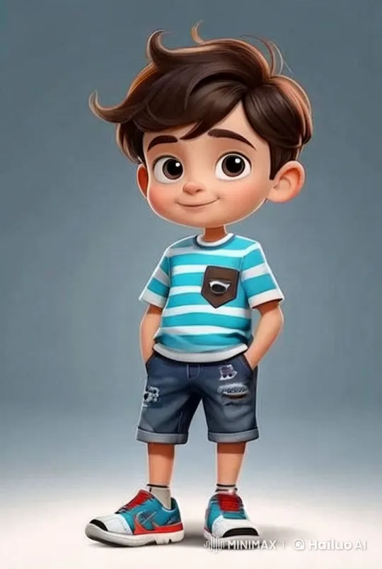 Young Boy's Mysterious Adventure in Live2D Animation – AI Generated Video | Hailuo AI