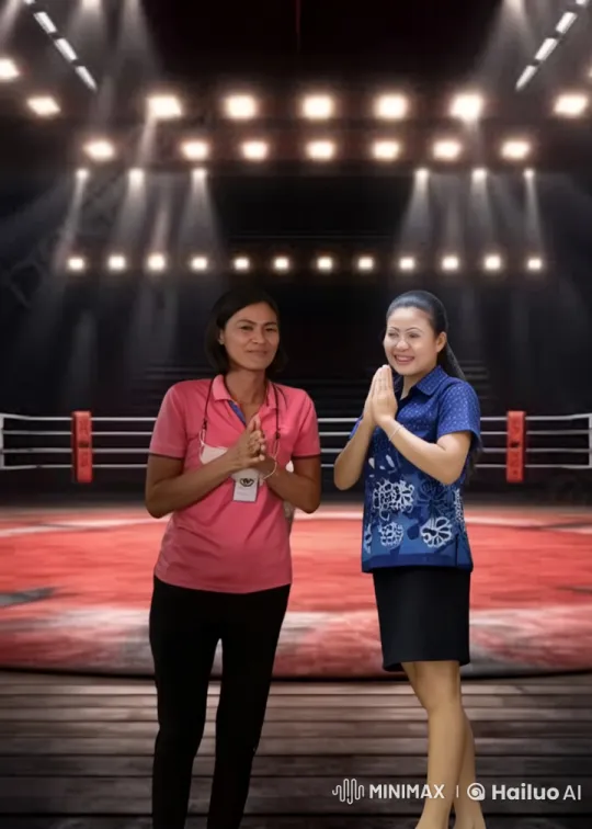Live2D Video: Dynamic Martial Arts Display in Boxing Ring – AI Generated Video | Hailuo AI