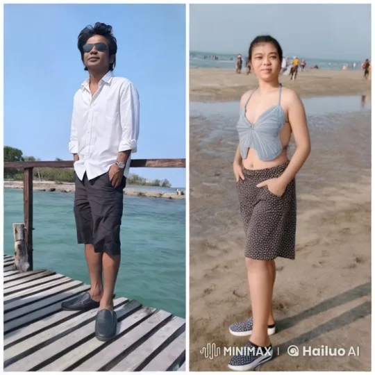 Joyful Beach Reunion and Heartfelt Hug – AI Generated Video | Hailuo AI