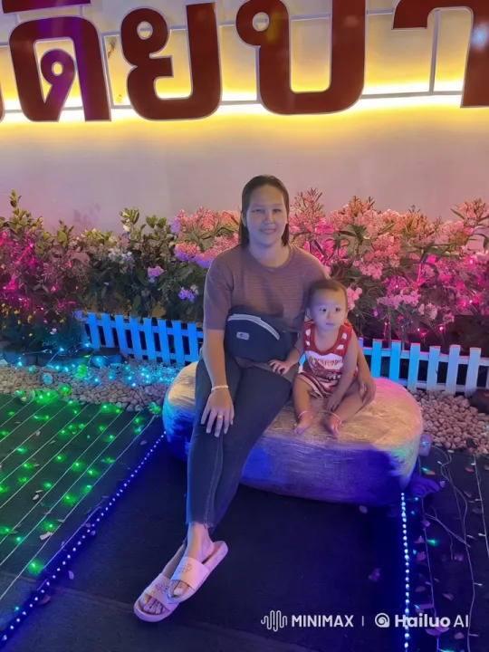 Woman and Child Display Martial Arts Skills in Colorful Setting – AI Generated Video | Hailuo AI