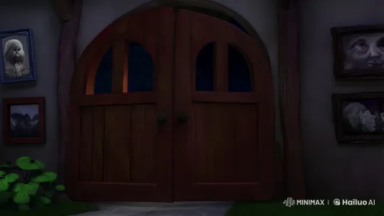 Boy Encounters Haunting Spirit in Cursed Mansion – AI Generated Video | Hailuo AI