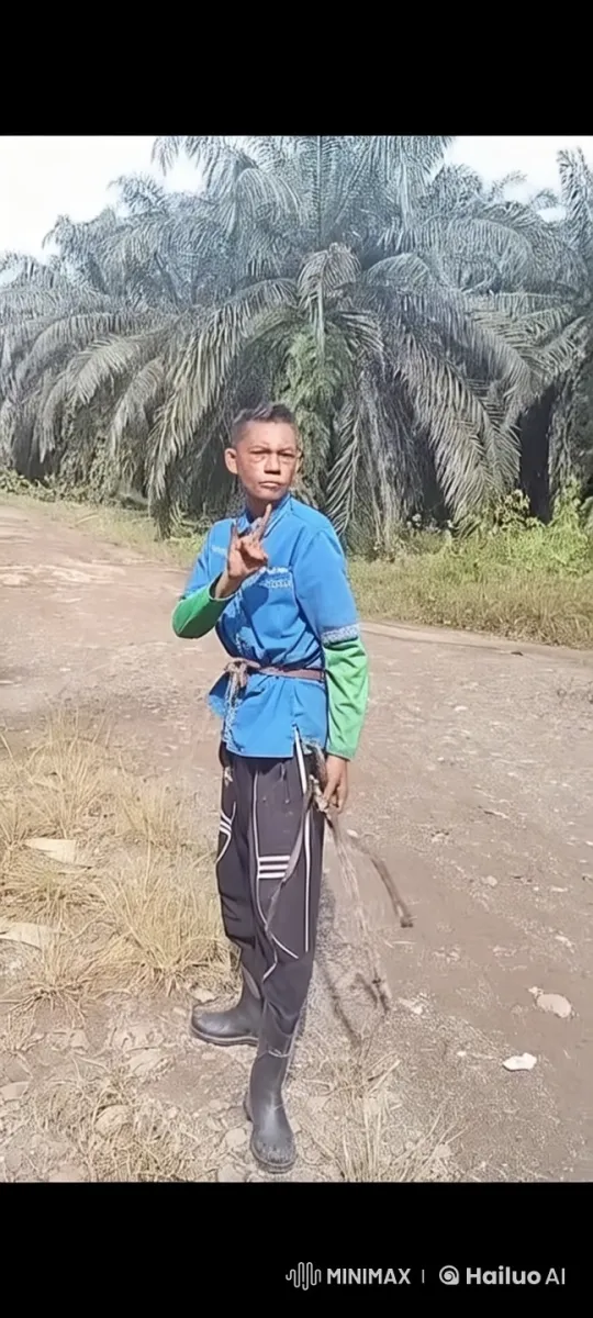 Transformation from Human to Burning Skull in Dense Jungle Setting – AI Generated Video | Hailuo AI