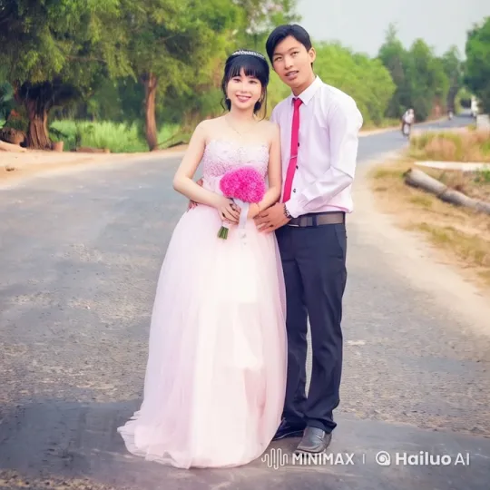 Elegant Couple Showcases Martial Arts Skills in Serene Setting – AI Generated Video | Hailuo AI