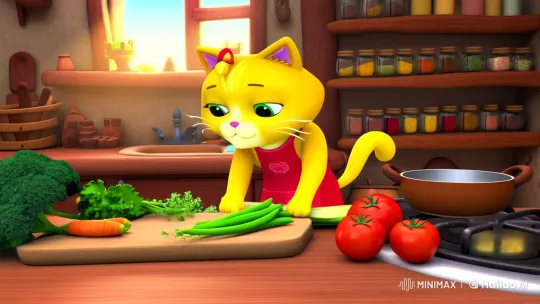 Cat Chef: Crafting a Veggie Delight – AI Generated Video | Hailuo AI