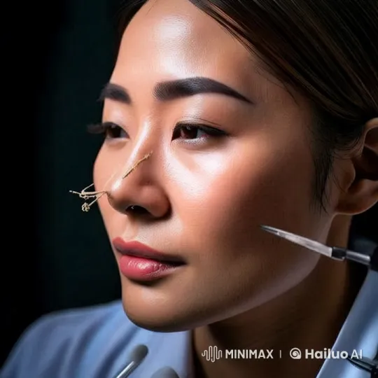Massive Rhinoplasty Surgery Depicted in Live2D Animation – AI Generated Video | Hailuo AI