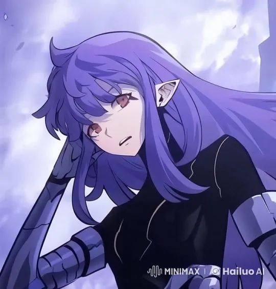 Young Woman in Contemplation: A Live2D Animation Scene – AI Generated Video | Hailuo AI