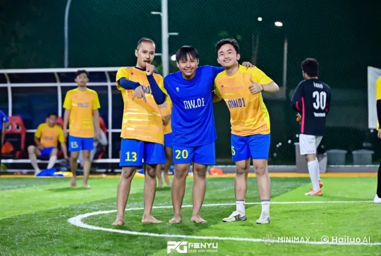 Live2D Soccer Field: Kung Fu Fighting Players – AI Generated Video | Hailuo AI