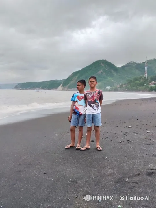 Boys on Beach Practice Playful Kungfu – AI Generated Video | Hailuo AI
