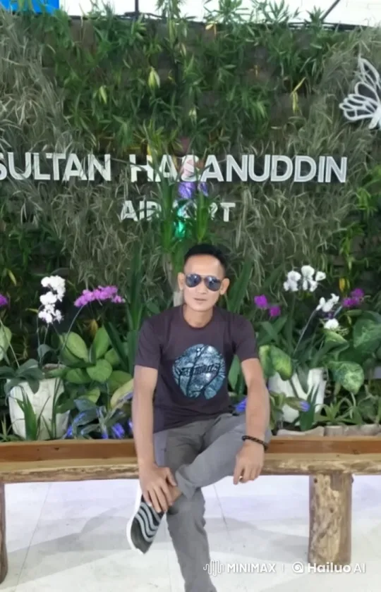 Man Embraced by Bengal Tiger at Sultan Hasanuddin Airport – AI Generated Video | Hailuo AI