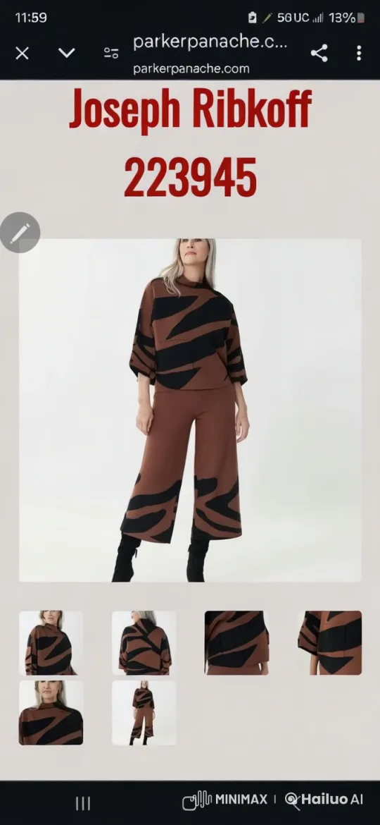 Fashion Dance Video Showcases Joseph Ribkoff Outfit in Park Setting – AI Generated Video | Hailuo AI