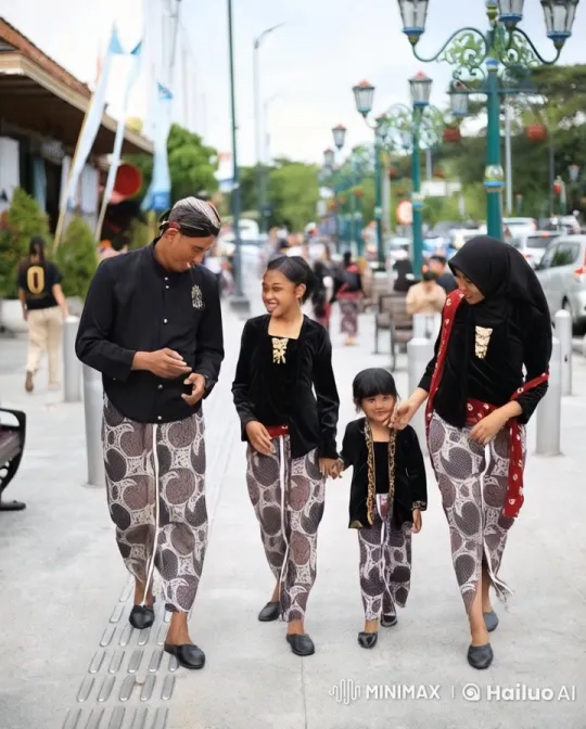 Family Performs Synchronized Kungfu in Bustling Street – AI Generated Video | Hailuo AI