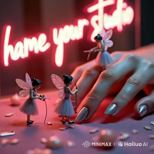 Magical Fairy Manicure in Enchanted Studio – AI Generated Video | Hailuo AI