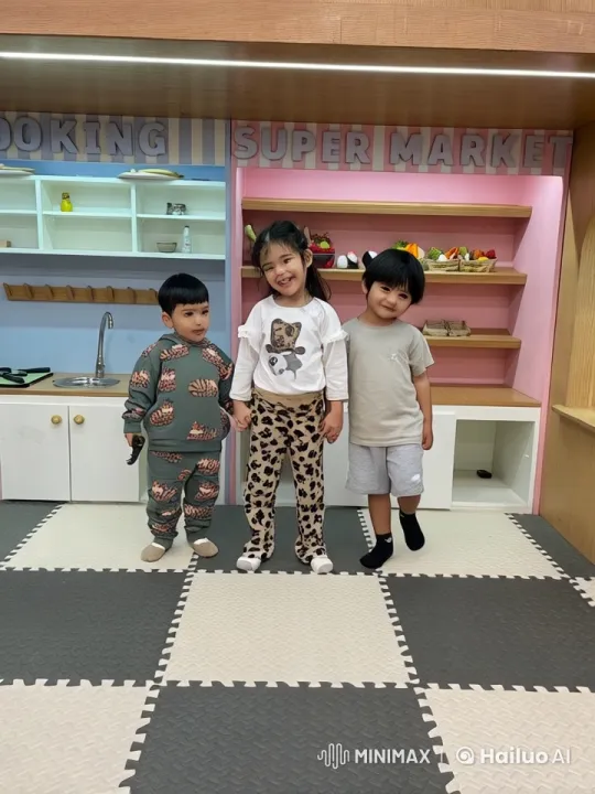 Children Perform Impressive Kung Fu in Kitchen Play Area – AI Generated Video | Hailuo AI