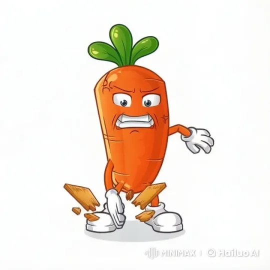 Animated Carrot Character Performs Energetic Dance Routine – AI Generated Video | Hailuo AI