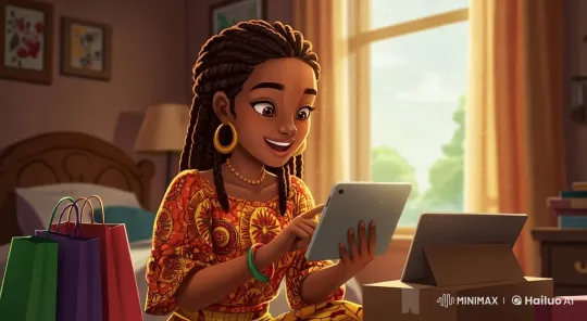 Woman's Sadness Captured in Animated Bedroom Scene – AI Generated Video | Hailuo AI