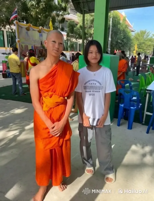Monk and Boy Displaying Dynamic Kung Fu Skills – AI Generated Video | Hailuo AI