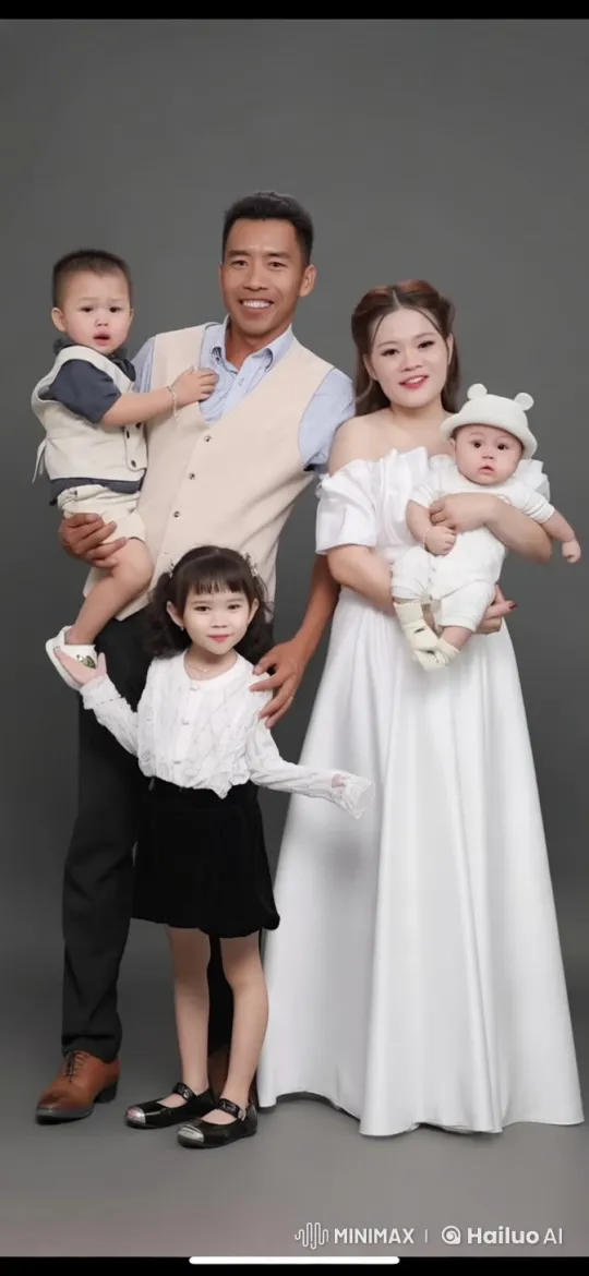 Family Performs Harmonious Kung Fu Routine – AI Generated Video | Hailuo AI