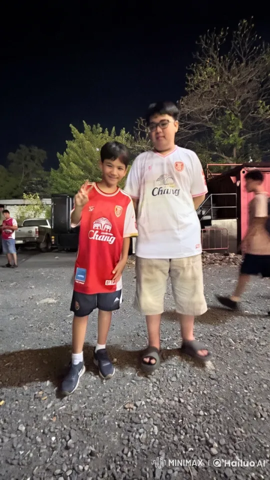 Flaming Entity Confrontation in Dark Outdoor Scene – AI Generated Video | Hailuo AI