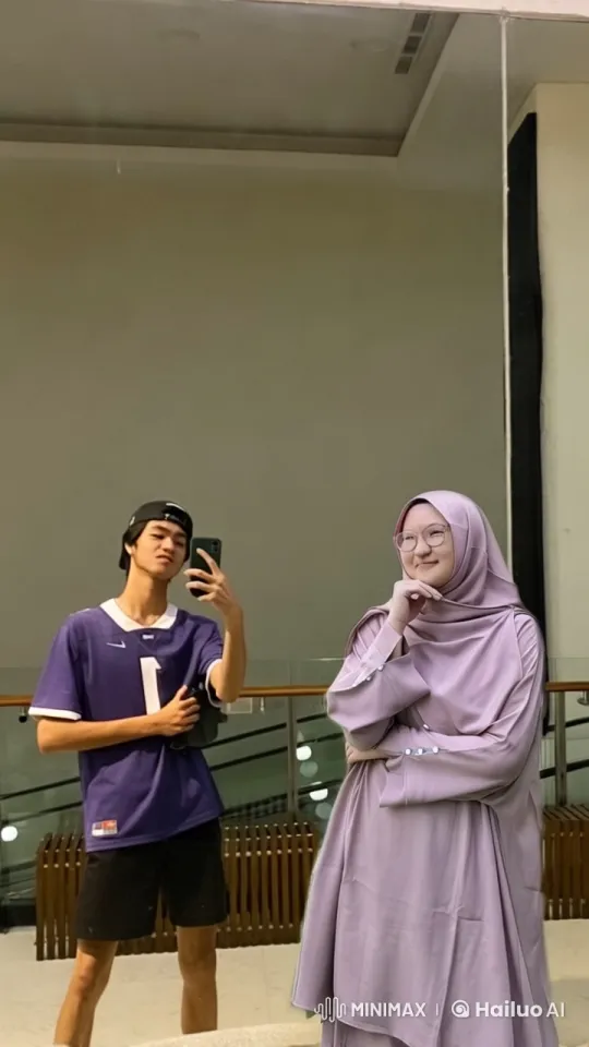 Couple Shares Tender Moment in Animated Selfie – AI Generated Video | Hailuo AI