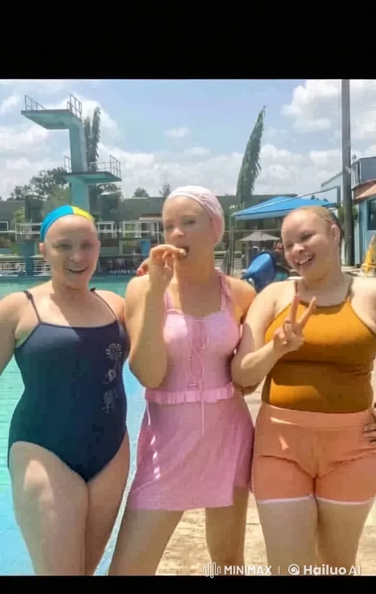 Live2D Animated Poolside Kungfu Performance – AI Generated Video | Hailuo AI