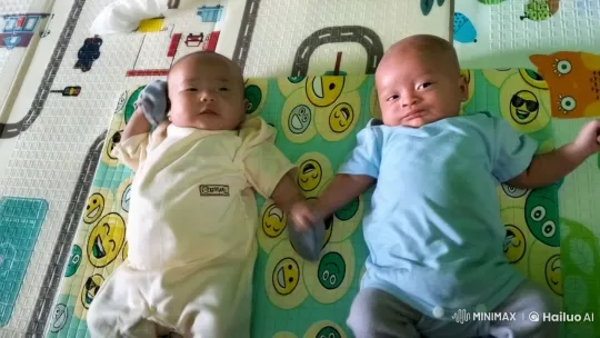 Infantile Kungfu Battle on Play Mat – AI Generated Video | Hailuo AI