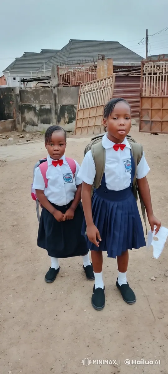 School Going Siblings in Rustic Setting – AI Generated Video | Hailuo AI