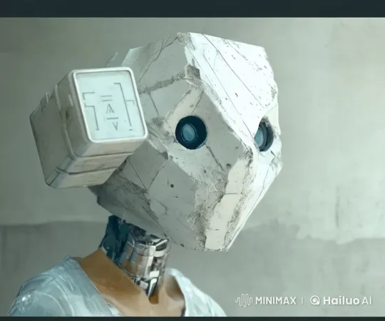 Curious Robot in Live2D Animation Searches and Reacts – AI Generated Video | Hailuo AI