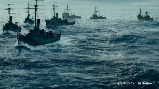 Intense Battle of Çanakkale: Epic Naval Warfare – AI Generated Video | Hailuo AI