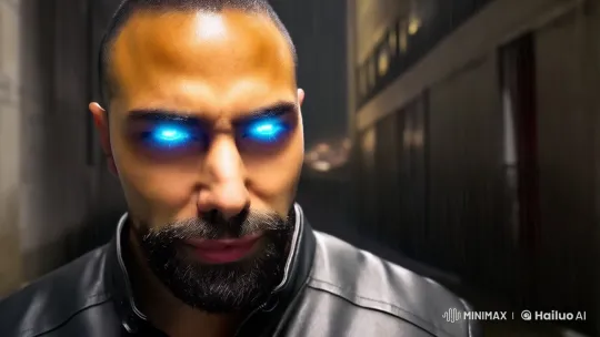 Man's Hidden Powers Unleashed in Dark Alley – AI Generated Video | Hailuo AI