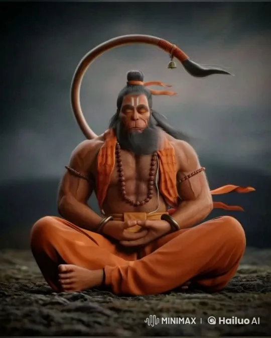 Divine Lord Hanuman in Majestic Live2D Animation – AI Generated Video | Hailuo AI