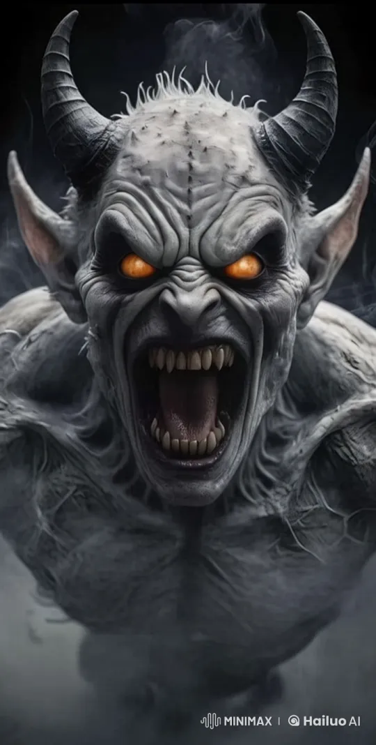 Monstrous Figure Morphs into a Devil-Like Creature – AI Generated Video | Hailuo AI