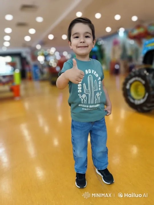 Boy and Ninja Turtle Share Joyful Playtime – AI Generated Video | Hailuo AI