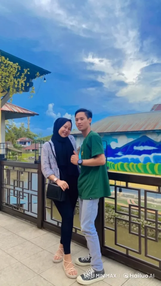 Live2D Animated Kung Fu Duo Showcases Skills in Scenic Village Setting – AI Generated Video | Hailuo AI