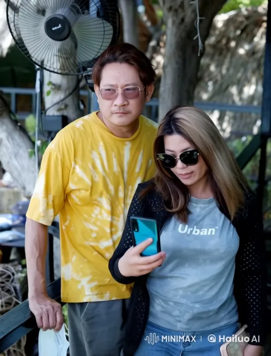 Affectionate Moment Between Couple in Urban Setting – AI Generated Video | Hailuo AI