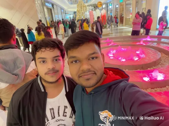 Live2D Animated Gunfight in Bustling Mall Scene – AI Generated Video | Hailuo AI