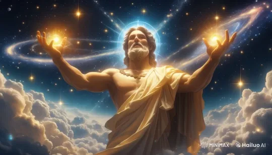 Divine Creation of the Universe in Live2D Animation – AI Generated Video | Hailuo AI