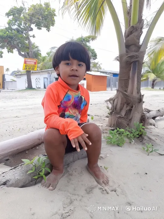 Child Practicing Kungfu on a Beach in Live2D Animation – AI Generated Video | Hailuo AI