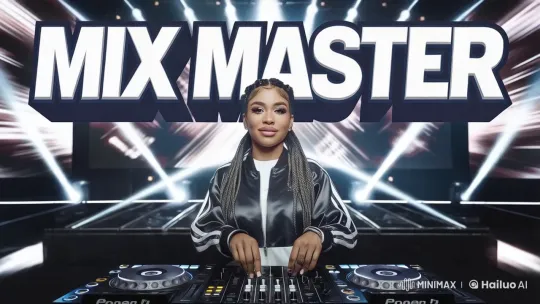 Dynamic Live DJ Performance in Live2D Animation – AI Generated Video | Hailuo AI