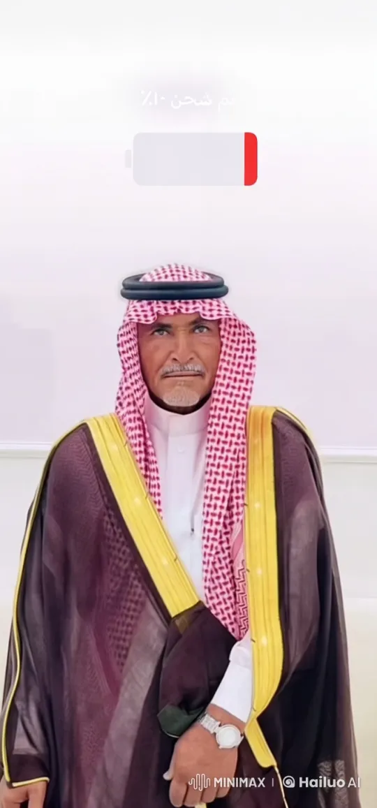 Saudi Man in Traditional Attire: Live2D Animation – AI Generated Video | Hailuo AI