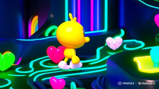 Retro Meets Modern in Heart-Hunting PAC-MAN Adventure – AI Generated Video | Hailuo AI