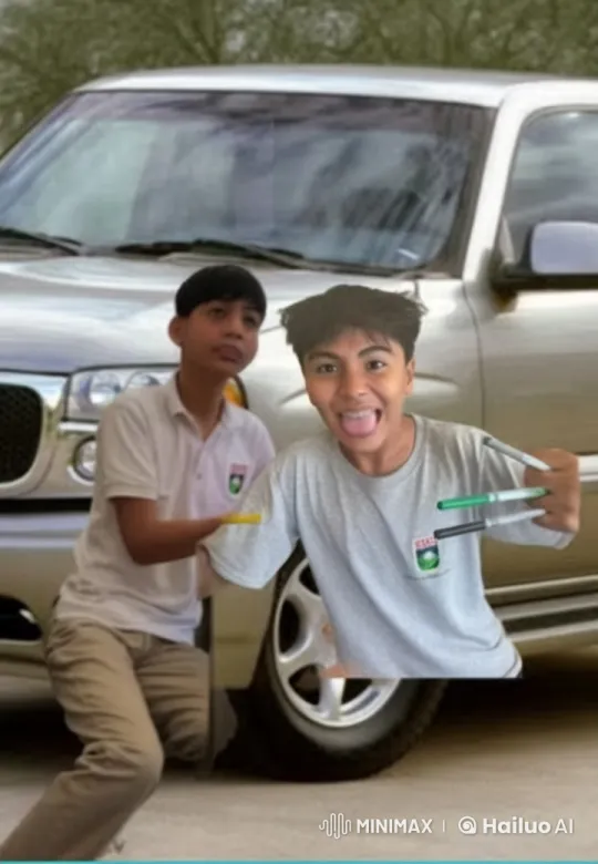 Affectionate Boys Share Moment in Live2D Animation – AI Generated Video | Hailuo AI