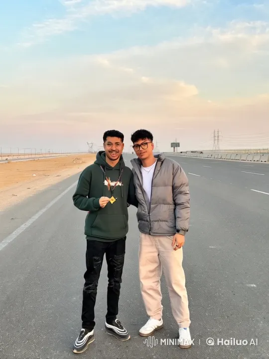 Dynamic Live2D Kung Fu Fight on Deserted Highway – AI Generated Video | Hailuo AI