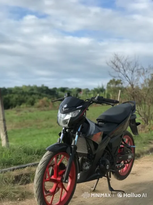 Suzuki Motorcycle Transforms into a Robot on Countryside Road – AI Generated Video | Hailuo AI