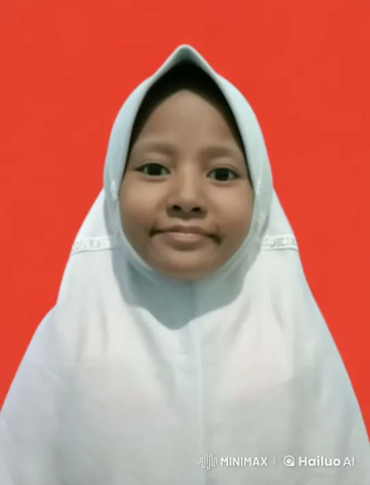 Live2D Animation of a Woman in a Hijab on a Red Background – AI Generated Video | Hailuo AI
